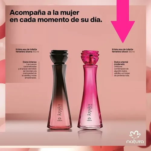 Eau De Toilette Kriska Shock Femenino 100ml Natura