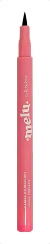 Delineador de ojos Melu Ruby Rose, impermeable y duradero, color negro con efecto mate