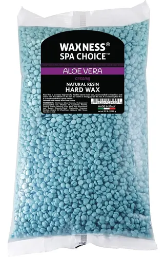 Cera Dura Waxness Aloe Vera Spa Choice 2,2 Lb Pack De 2
