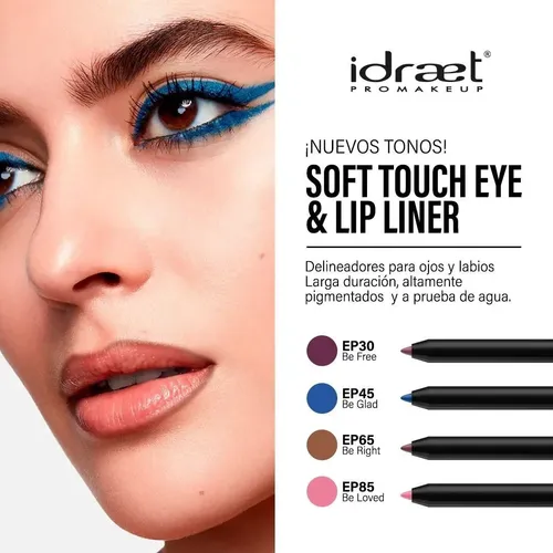 Delineador Ojos Y Labios Hipoalergénico Waterproof Idraet