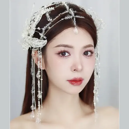 Accesorios For El Cabello Elegante Tocado Con Forma De Gota