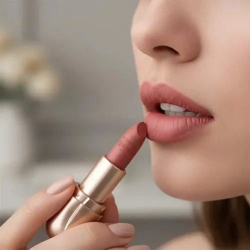 Lapiz Labial En Barra Matte Lipstick Lipbomb Pink21 Make Up Color