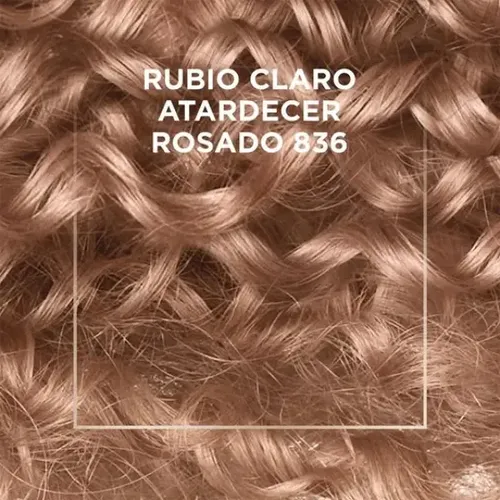 Kit de Tintura N°836 Rubio Claro Atardecer Rosado Koleston