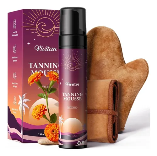 Kit Autobronceador Mousse – 250ml Xl & Manopla & Correa | 1-