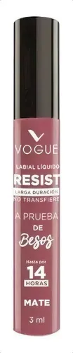 Labial Liquido Mate Vogue Resist Tono Fabulosa