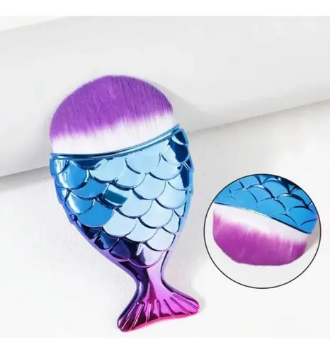 Brocha Limpia Polvo Cola De Sirena Manicura