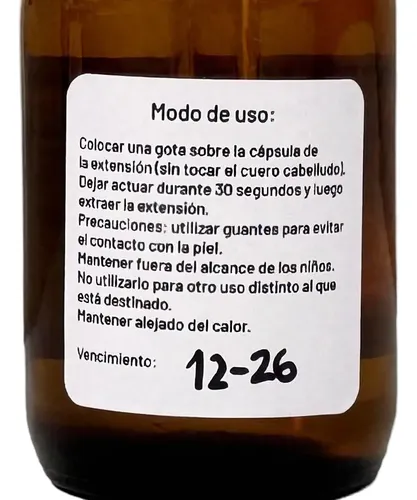 Removedor Para Extensiones De Pelo. 60ml