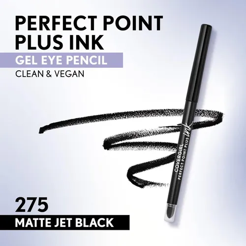 Lápiz De Ojos En Gel Covergirl Perfect Point Plus Negro 275