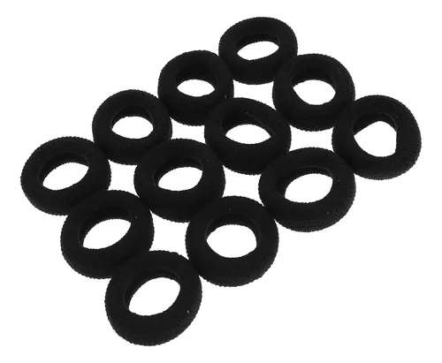 12 Unidades De Cintas Gruesas For El Pelo, Elásticas, Cola