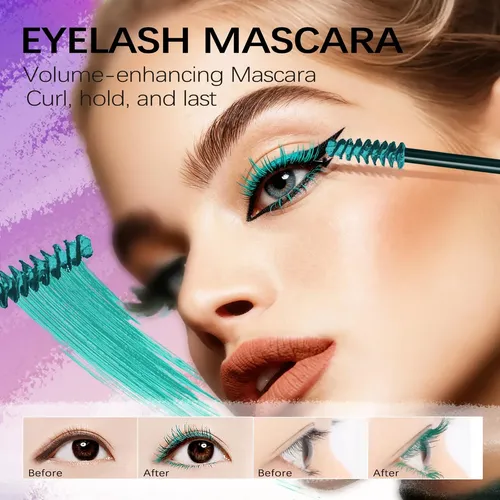 Juego De Rímel De Colores De 6 Colores, Mascara De 2026