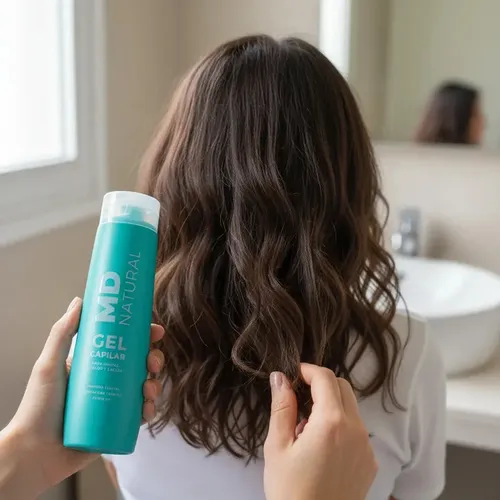 Gel Capilar Md Natural Con Protección Solar Y Termica