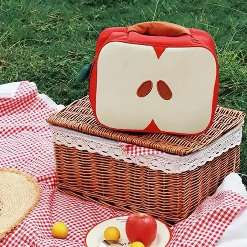 Aa. Bolsa De Maquillaje Con Estampado De Frutas, Bolsa Lkjh