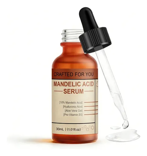 C Sérum Facial De Ácido Mandélico Para Exfoliación Y Piel