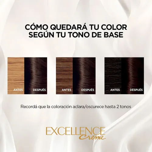 Kit De Coloración Excellence Creme L’oréal Paris Tono 3 Castaño Oscuro