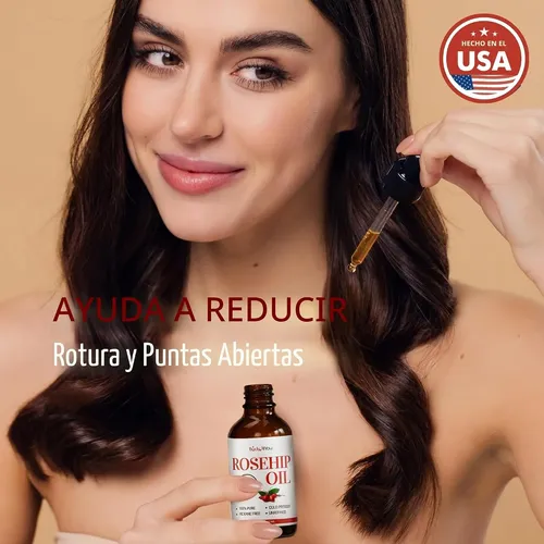 Aceite De Rosa Mosqueta Facial Reafirmante Rehidratante Puro