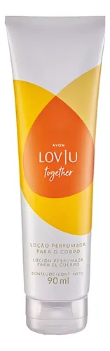 Loción perfumada Avon Lov/u Together Floral, 90 ml