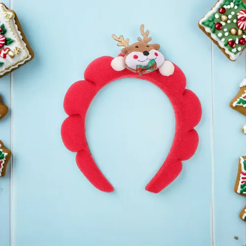 Diadema De Papá Noel Y Aro For Pelo De Reno, 2 Piezas –