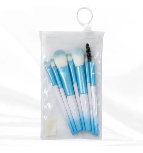 Set Maquillaje Brochas Pinceles Pack X 8 Unidades En Estuche