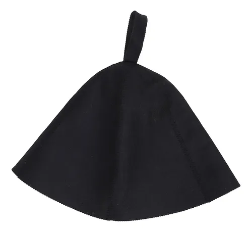 Gorro De Baño Y Sauna Negro Negro Para Hombre, Grueso, Absor
