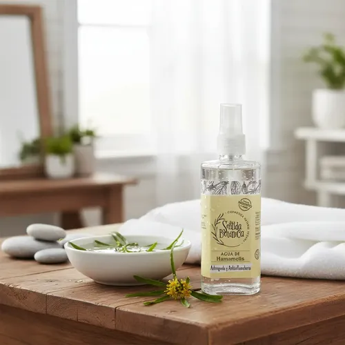 Agua De Hamamelis Natural Orgánica Piel Rostro Piernas 120ml