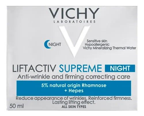 Vichy Liftactiv Noche Crema Antiarrugas firmeza 50ml Tipo de piel