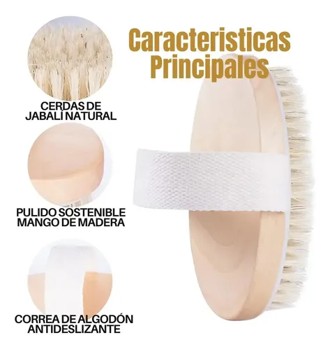 Calidad Superior Cepillo Corporal Exfoliante De Cerdas