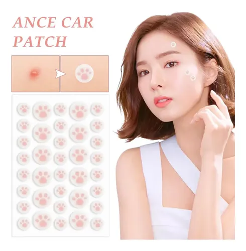36 Unidades Cute Patch Cat Colorful Paw Pin Acne Ii