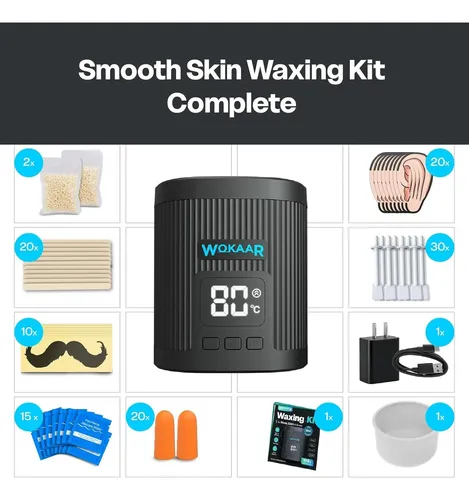 Kit De Depilación Facial Y De Oídos Con Control Digital Y