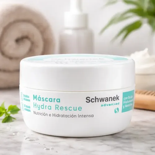 Máscara Capilar Super Hidratante Schwanek Keratina + Acido Hialuronico