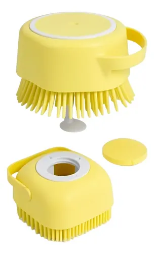 Cepillo Dispenser Jabón Silicona Limpiador Facial O Corporal