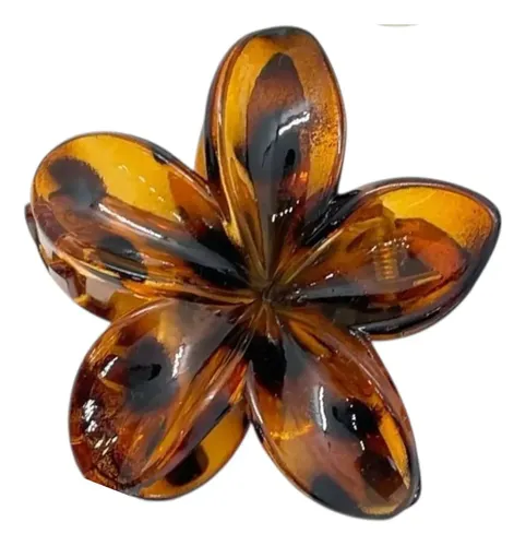 Hebilla Broche De Pelo En Forma De Flor X 3
