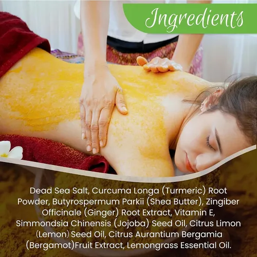 Exfoliante Corporal De Cúrcuma – Exfoliante Natural Hecho A.