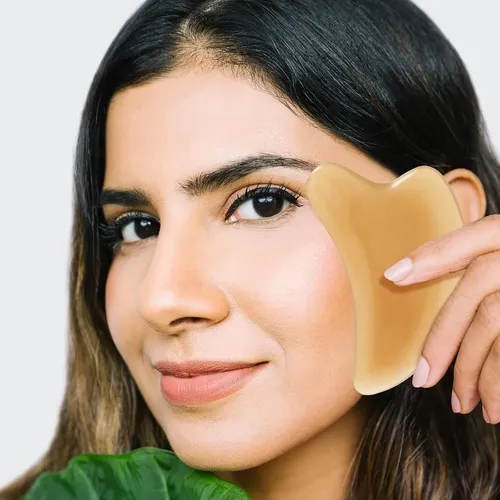 Masajeador Facial Rostro Terapia Resina Gua Sha Mujer