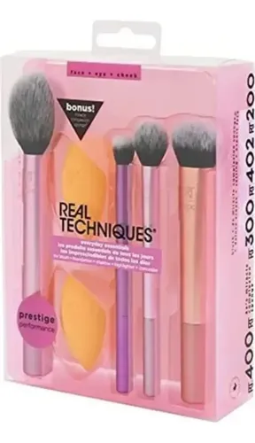 Real Techniques Set Brochas Everyday Essentials Originales!!
