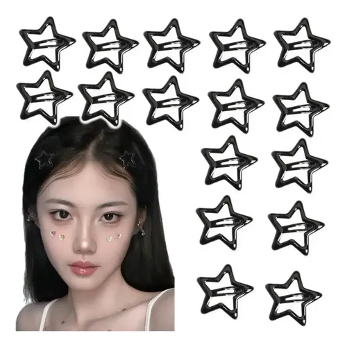 Broche Estrella For Cabello, Pinzas De Pelo 100pcs