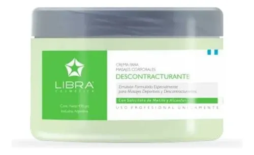 Crema Masajes Descontracturantes X 490grs Libra Cosmetica