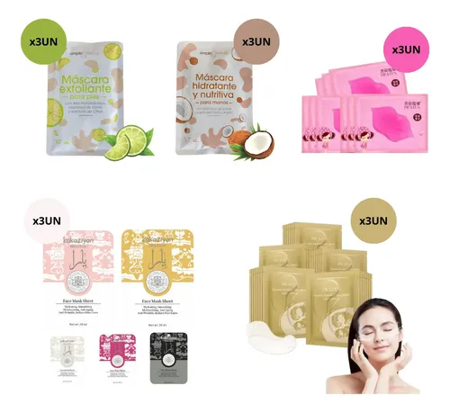 Set Skincare Premium Facial Manos Pies Regalo Rutina Piel X6