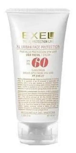 Protector Solar Con Color Exel Facial Factor 60 Fps 50ml