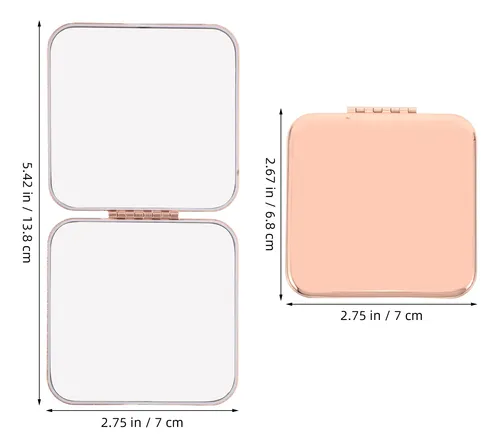 Espejo De Maquillaje Plegable De Doble Cara Con Aumento, Ace