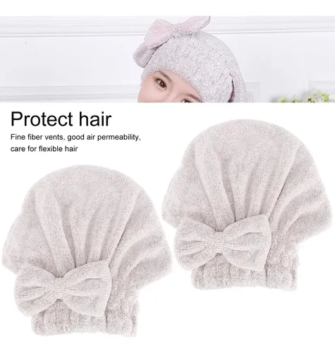 Premium 5 Gorras Para Secar El Cabello, Fibra De Carbono,