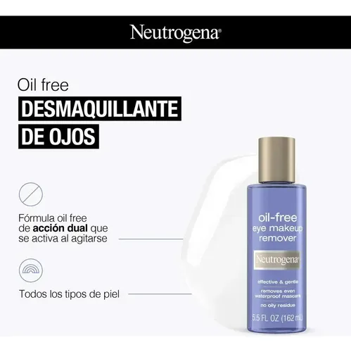 Neutrogena Makeup Remover Oil Free Desmaquillante Ojos 162ml