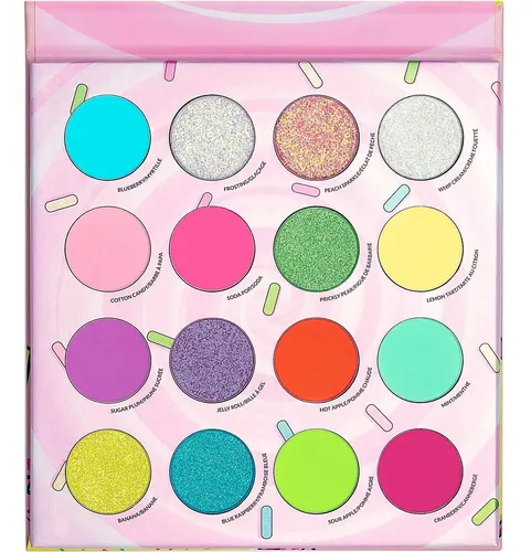 Paleta Kimchi Chic Donut Rainbow 16 Sombras