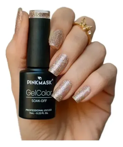 Pink Mask Gel Color Uv/led Semipermanente 7ml A La Mode