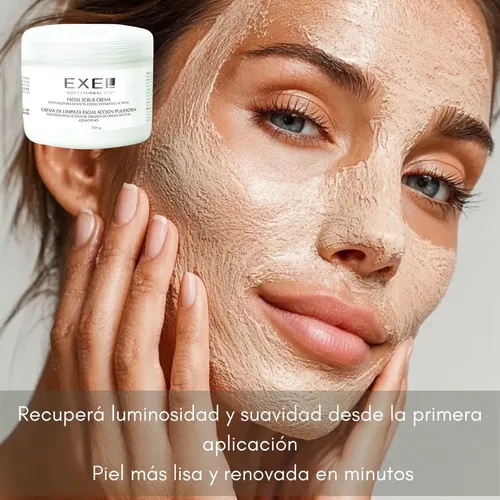 Crema Exfoliante Facial Accion Pulidora Exel Grano Fino 500m