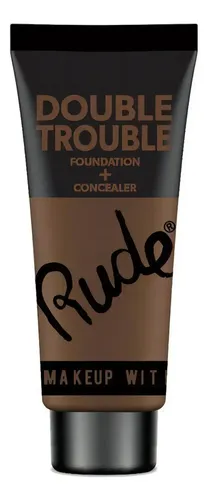 Base Double Trouble Foundation And Concealer Rude Cosmetics Tono Expresso