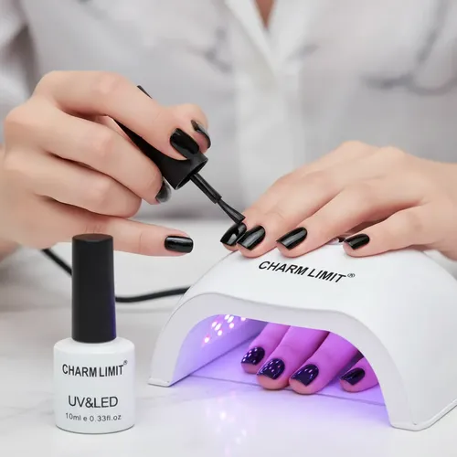 Kit Semi Negro Y Blanco Uv Led Charm L.