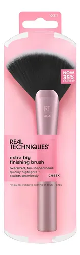 Brocha Maquillaje Real Techniques Extra Big Finishing Brush Rosa