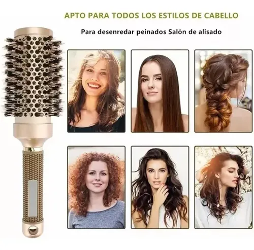Cepillo Redondo Térmico Cerámica Nano Cepillo For Cabello N