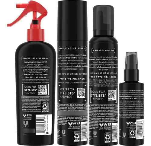 Kit De Peinado Tresemmé Keratin Smooth Blowout 3 Piezas