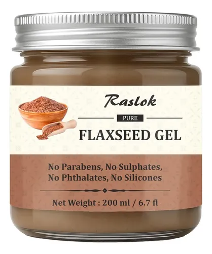 Gel De Linaza Pura Hidrata Nutre Cabello Flaxseed Gel 200 Ml